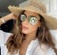 thumbnail 8 -  MIRROR "SILVER STAR" OVERSIZED Women Sunglasses Aviator Shadz GAFAS