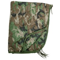 Armee Poncho Us Gi Liner Reisen Gesteppte Decke Schlafsack Mat Woodland Tarn
