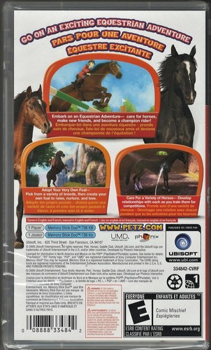 Petz Saddle Club PSP (Brandneu Factory Sealed US Version) Sony PSP - Bild 2 von 2
