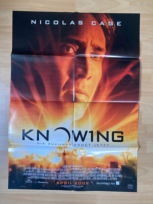 Filmposter * Kinoplakat * A1 * Know1ing - Knowing * 2009 * Nicolas Cage