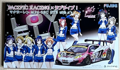 PACIFIC RACING x Love Live McLaren MP4-12C GT3 with μ's fujimi model Japan