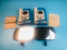 Hagus Accessory VW Mercedes BMW Pair of Side Door Twin Mirror Spiegel Rare NOS