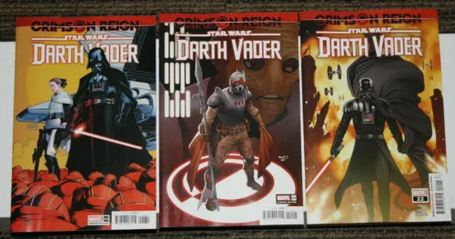 Marvel Star Wars Dath Vader #22 THREE COVER SET - A, B & 1:25 Variant