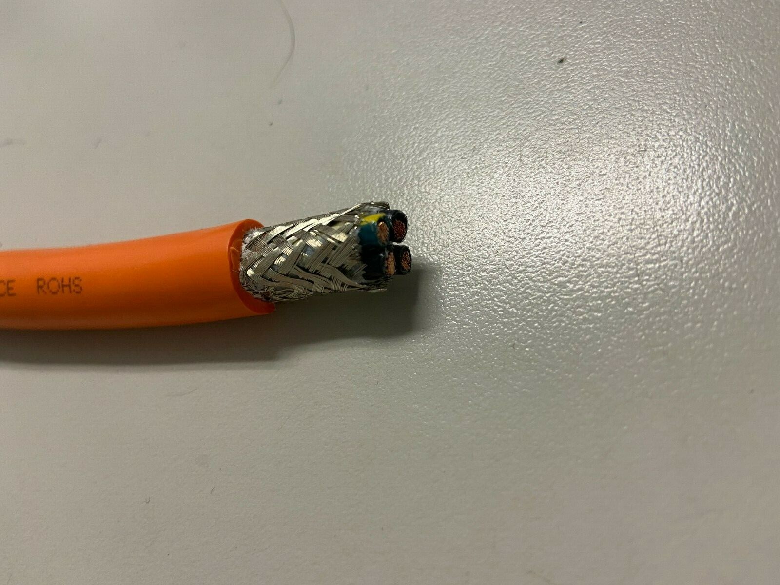 ORANGE Flexible Stepper Motor Cable 12/4 Braided Shielded 25 feet eBay