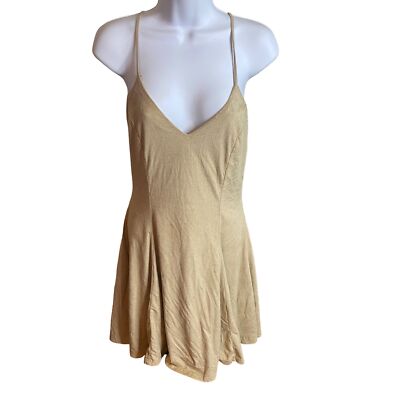 Fora Super Soft lined brown size M spaghetti strap dress