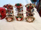 Mr Christmas Holiday Carousel MISIC Box, LIGHTS & Six MOVING Horses — photo 4