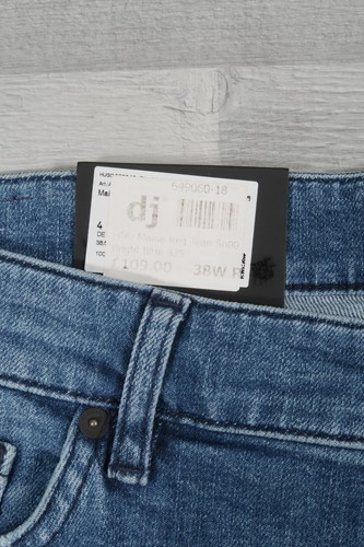 Blaue Herrenjeans Hugo Boss Maine BC-C 030 Stretch gerade W38 L30 neu mit Etikett - Bild 8 von 16