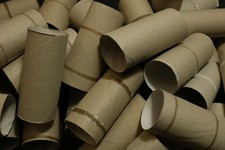 50 Toilettenpapierrollen leer = leere Klopapier Rollen basteln =Papprollen