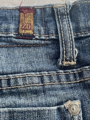 Zana Di Juniors ZanaDi Blue Jeans Booty Shorts Size 5 Cuffed Shorty Ladies - Picture 7 of 9