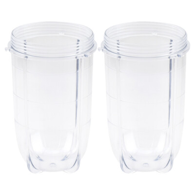 2 Pack 16 oz Tall Cup Replacement Part for Magic Bullet MB1001 250W Blenders