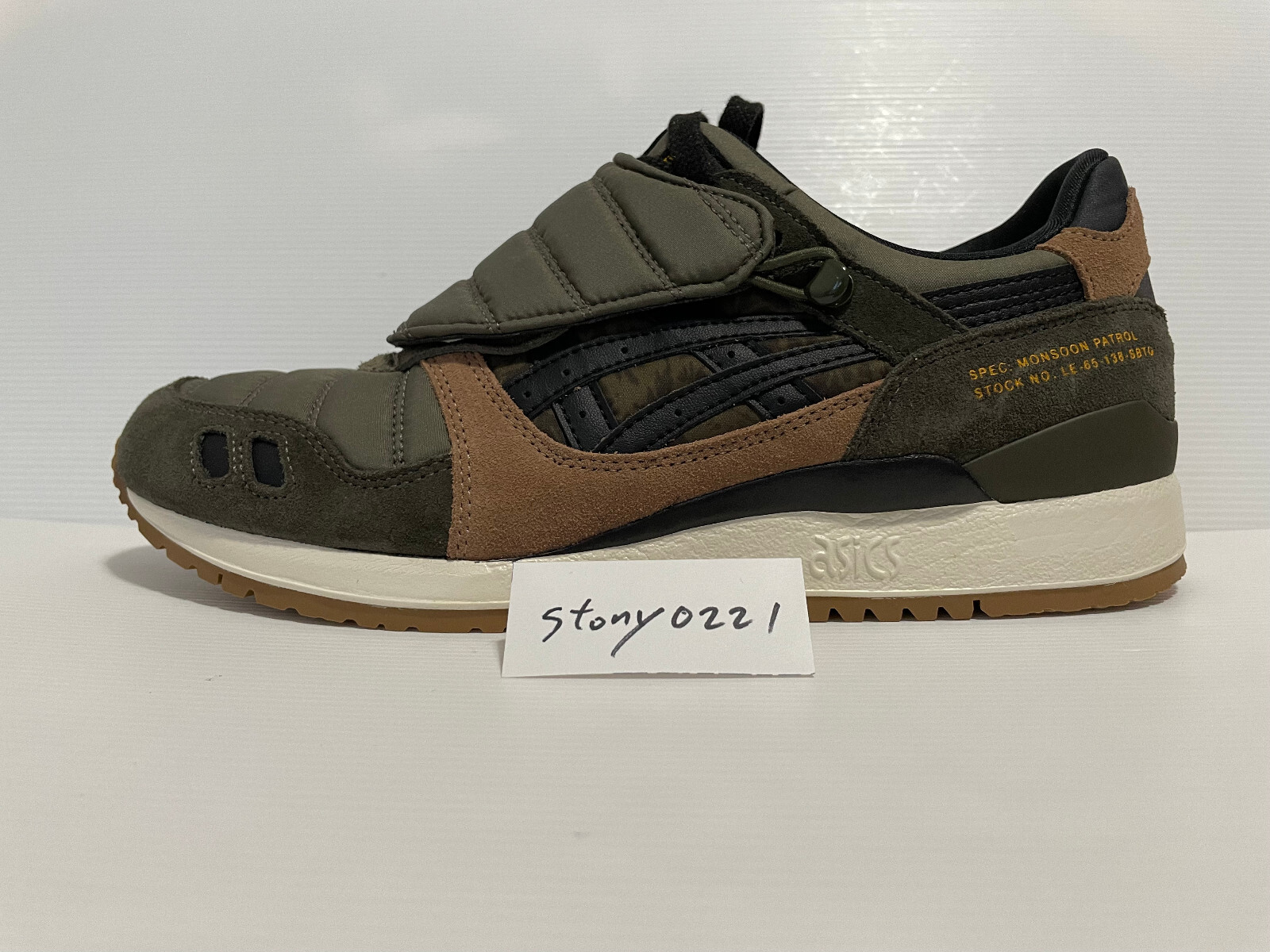 ASICS TIGER X SBTG Gel Lyte III OG Shoes Monsoon Patrol Mens 1191A066-200