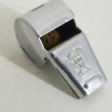 Wilson Chrome Plated Whistle Made In USA