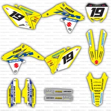 Team Suzuki Factory Graphics 2010 2011 Though 2020 RMX 450Z Decals Graphics Kit