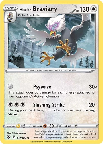 Hisuian Braviary 132/189 Swsh10: Astral Radiance