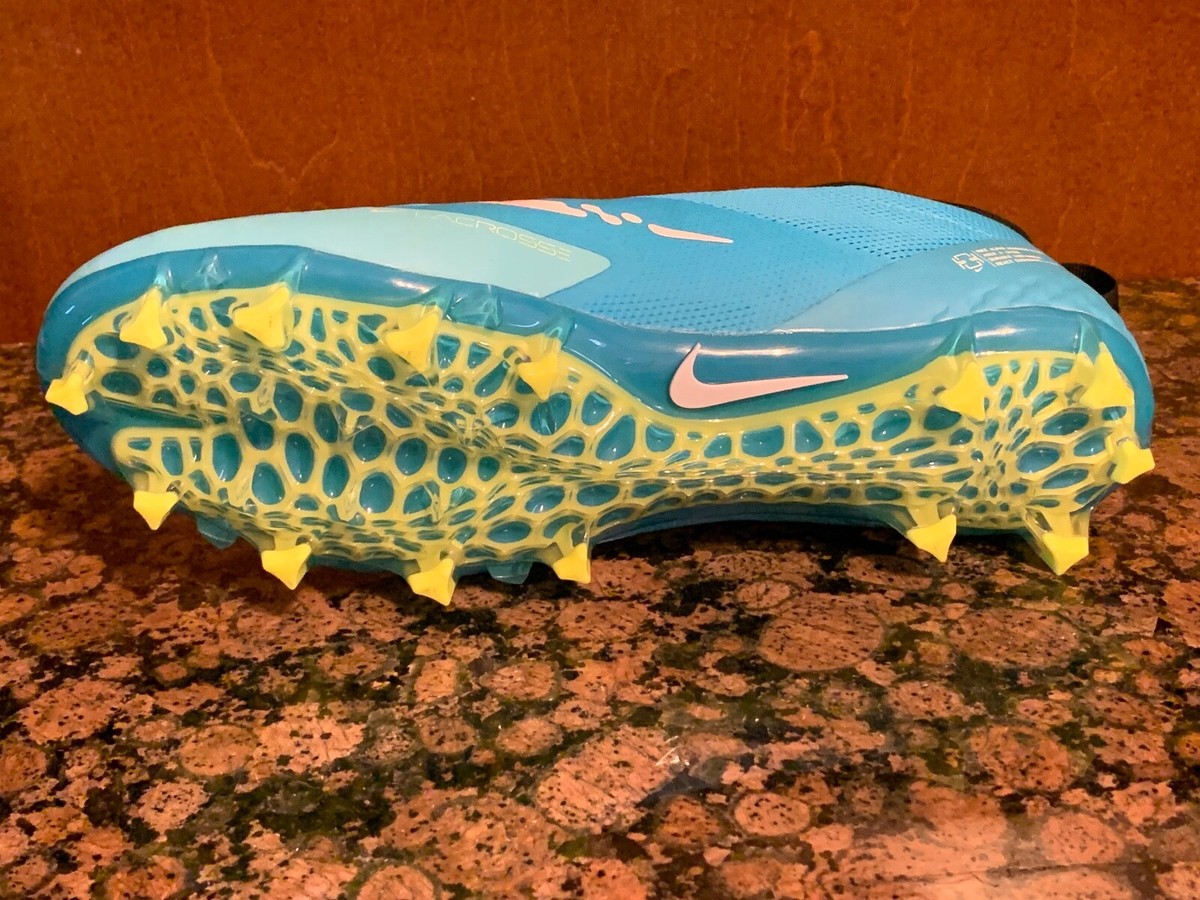 NEW Nike Alpha Huarache 8 Pro LAX Lacrosse Cleats CW4439-400 Size 11.5 Blue Nike Alpha Huarache 8 Pro Turf Lacrosse Shoes | Free  main image 3