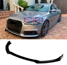 Spoiler labbro splitter paraurti anteriore per Audi Audi A6 S-Line Berlina/Avant 2014-2017