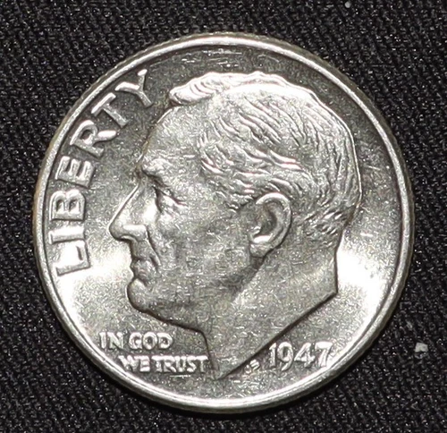 1947 D Roosevelt Dime UNC (T174)