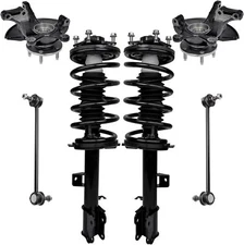 6pc Front Steering Knuckle Wheel Hub Strut for 2005-2012 Escape Mariner Tribute