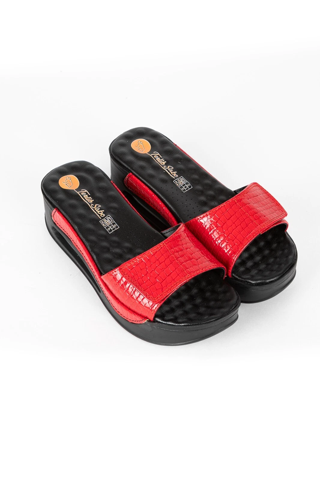 NIKE TERLIK SABO Air ST614 Max Zoccoli da Donna in Pelle Scarpe Sabot Rosso