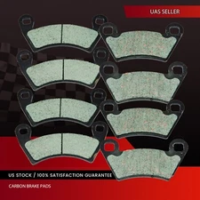 Front Rear Brake Pads For Polaris Ranger 570 Full-Size 2015 2016 2017 2018-2020