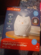 Skip Hop Moonlight  Melodies Nightlight Baby Sleep Soother Owl Music Nature sou