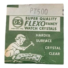 Germanow-Simon Mach (GS) PT500 Watch Crystal NOS Part Flexo