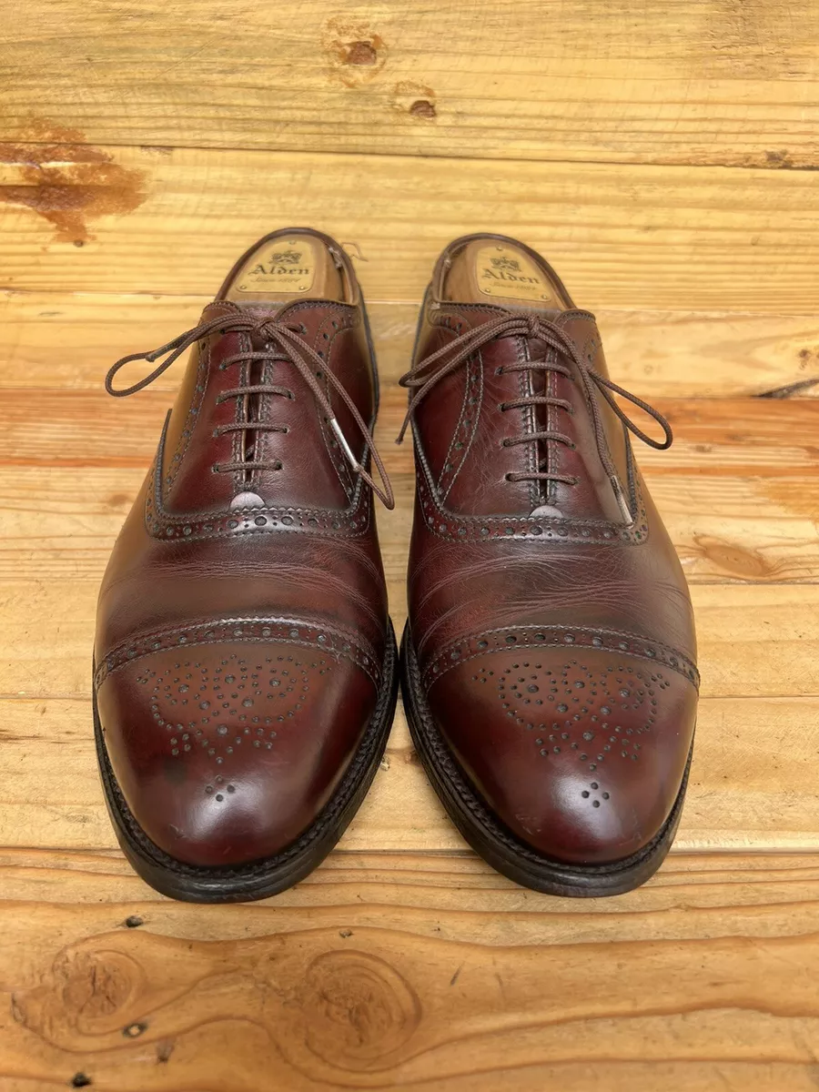 Alden cap hot sale toe oxford