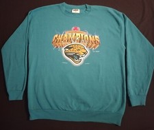 VINTAGE 1999 Jacksonville Jaguars Crewneck. Gorgeous Nutmeg