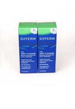 Lot Of 2 Differin Daily Deep Cleanser 5 Sensitive Skin Formula 4.0oz Exp:02/25