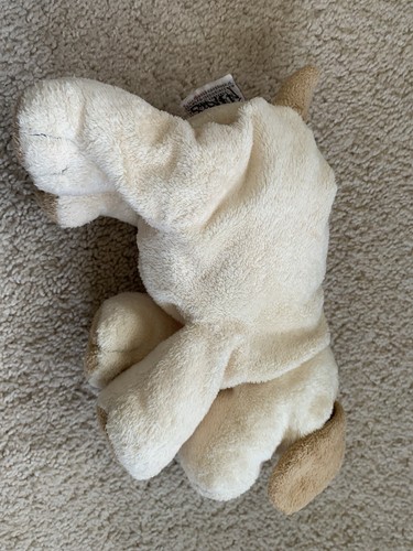 Peluche Ty Pluffies Plopper il cane 2002 panna marrone occhi cuciti - Foto 4 di 9