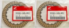 Set de deux disques d'embrayage #22201-165-951 Honda Dax ST70 6V / NEUFS / JAPON