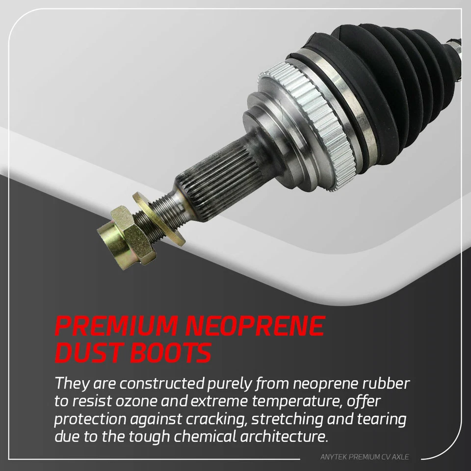 Eje delantero izquierdo CV para Cadillac Eldorado Seville Reatta Riviera 1989-1991 Foto 3 de 4