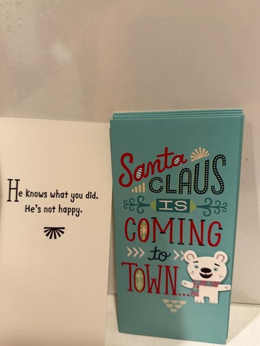 Seasons From Hallmark: Box Of 12 Christmas Cards - Penguins & Polar Bears, NEW - Picture 4 of 11