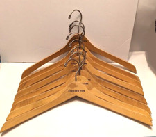 Jones New York Wood Hangers for Clothing Set of 8