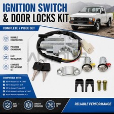 Ignition Switch Door Lock Cylinder For 1986-1996 Nissan D21 Pathfinder Mt 2 Key