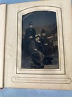 Early Victorian Miniature Embossed Pocket Photo Album With 3 Photos — photo 7