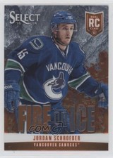 2013-14 Panini Select Fire on Ice Rookies Jordan Schroeder #FR-38 9aj
