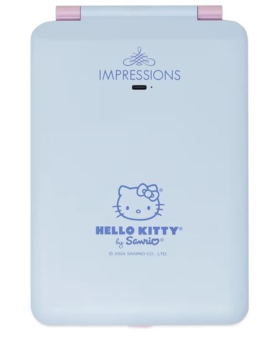 NIB! Limited Edition 50th Anniv. Hello Kitty Touch Pad Mini LED Flip Mirror - Picture 11 of 15
