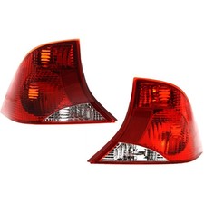 Set Of 2 Tail Light For 00-2004 Ford Focus Lx Sedan Lh Rh