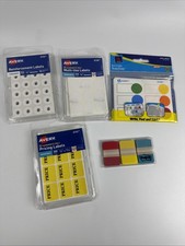 NEW AVERY Reinforcement Labels 6755 Multi Use 6738 Pricing 6752 Notedots 45285