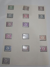 BELGIEN LOT 15 BRIEFMARKEN STEUERN NEU. GUTER WERT