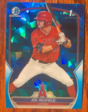 2023 Bowman Draft Chrome Joe Redfield 1st SAPPHIRE Parallel BDC-122 Angels