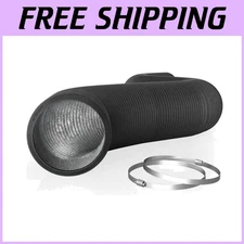 Flexible 8" HVAC Ducting - 25ft Four-Layer Protection