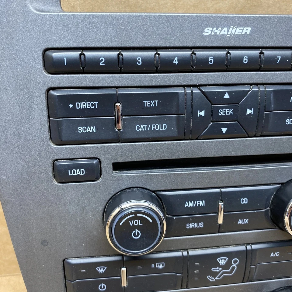 Panel de control de temperatura por radio Ford Mustang 2011-2014 CR3T18A802JA OEM Foto 3 de 4