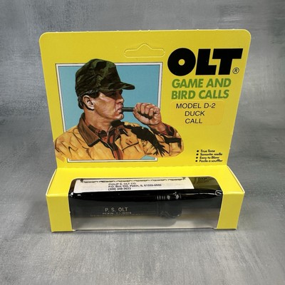 New In Box  Original P.S. OLT PEKIN ILL Model D-2 Regular Duck Call