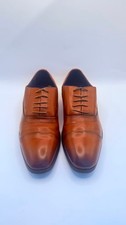 Bruno Marc Men  s Brown Leather Cap Toe Oxford Dress Shoes Size 6.5