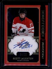 2013-14 The Cup Programme of Excellence POESL Scott Laughton Rookie Auto 4/10