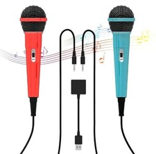 2-Piece Wired USB Device Microphone for Switch Gaming/PS5/PS4/XBOXONE/PC