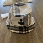 Designer Isabel Marant Bucked Hat Women's Size S Beige Wool Felt Bucket Hat — photo 9
