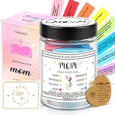 Bible Verse Jar Meaningful Gifts for Mom from Daughters  Sons, 120 Verses